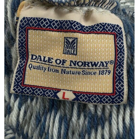 DALE OF NORWAY Cardigan Sweater Womens Large Metal Clasps * FOR REPAIR * READ - Picture 11 of 14